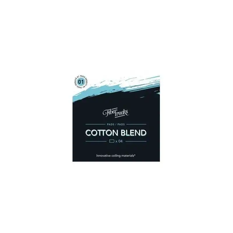 Fiber Freaks Cotton Blend Pads 1 & 2 (Wickelwatte)Lieferumfang: 1x 4 Fiber Freaks Original PadsFiber Freaks Cotton Blend ist eine Kombination aus Zellulose und Bio-Baumwoll-Faser. Als Baumwolle wurde die biologische Pima-Watte aus Amerika ausgewählt. Diese höchst qualitative Watte wird vor allem in der Luxusbranche verwendet.Die Baumwolle wurde einer speziellen Reinigung unterzogen. Erhältlich in zwei Stärken: 1856Fiber Freaks - Premium Wickelwatte2,50 CHFsmoke-shop.ch2,50 CHF Fiber Freaks Cotton Blend Pads 1 & 2 (Wickelwatte)Lieferumfang: 1x 4 Fiber Freaks Original PadsFiber Freaks Cotton Blend ist eine Kombination aus Zellulose und Bio-Baumwoll-Faser. Als Baumwolle wurde die biologische Pima-Watte aus Amerika ausgewählt. Diese höchst qualitative Watte wird vor allem in der Luxusbranche verwendet.Die Baumwolle wurde einer speziellen Reinigung unterzogen. Erhältlich in zwei Stärken: 1856Fiber Freaks - Premium Wickelwatte2,50 CHFsmoke-shop.ch2,50 CHF
