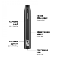 Waxx Mini CBD Amensia - Waxx -Micro USB - CBD : 70.2Waxx Mini CBD Amensia - Waxx -Micro USB - CBD : 70.2Vaporizer für den einmaligen Gebrauch.Speziell entwickelt, um "CBD Distillate" zu verdampfen.Der Keramikdocht sorgt für eine kontrollierte Erhitzung.Eine genaue Wiedergabe des Geschmacks.CBD-Gehalt: 67.2% CBD.Angenehmer Griff im Mund.Die WAXX Mini ist das ideale Produkt, um CBD Distillate zu entdecken.Die ikonische Cannabis-Sativa-Sorte L.Geliefert mit1x Waxx MiniEigenschaftenBatterie mit einer Kapazität von 350mAh.Kapazität von 0.5ml.Aufladen: Usb MicroCBD Anteil: 70.214369Waxx - CBD Distillate18,90 CHFsmoke-shop.ch18,90 CHF