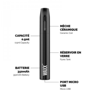 Waxx Mini CBD Amensia - Waxx -Micro USB - CBD : 70.2Waxx Mini CBD Amensia - Waxx -Micro USB - CBD : 70.2Vaporizer für den einmaligen Gebrauch.Speziell entwickelt, um "CBD Distillate" zu verdampfen.Der Keramikdocht sorgt für eine kontrollierte Erhitzung.Eine genaue Wiedergabe des Geschmacks.CBD-Gehalt: 67.2% CBD.Angenehmer Griff im Mund.Die WAXX Mini ist das ideale Produkt, um CBD Distillate zu entdecken.Die ikonische Cannabis-Sativa-Sorte L.Geliefert mit1x Waxx MiniEigenschaftenBatterie mit einer Kapazität von 350mAh.Kapazität von 0.5ml.Aufladen: Usb MicroCBD Anteil: 70.214369Waxx - CBD Distillate22,10 CHFsmoke-shop.ch22,10 CHF
