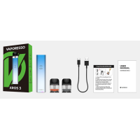 Vaporesso XROS 3 Pod Kit - Pod Starterkit USB -CLieferumfang:1x Xros 3 Box1x Xros 3 Patrone mit eingebautem 0,6-Ohm-Widerstand (vorinstalliert)1x Xros 3 Patrone mit integriertem 1-Ohm-Widerstand1x USB-Kabel Typ-C1x Memo mit den wichtigsten Informationen1x Garantiekarte1x BedienungsanleitungDATENBLATTArt des Materials Kits, PodsKits AnfängerArt der Kits Kits PodArt der Batterien IntegriertReichweite 1000 mAhMicro USB Nur AufladenZiehen MTL (Straff), RDL (Halbluft)Einstellbare Airflow JaFassungsvermögen (ml) 2 mlBefüllung Von obenArt der Drip Tips AndereAnschlüsse SonstigesElektronische Schutzvorrichtungen JaWiderstände von 0,5 bis 1 Ohm14379Vaporesso24,90 CHFsmoke-shop.ch24,90 CHF