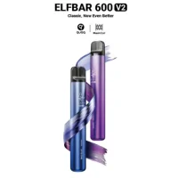 ElfBar V2 600 Disposable Vape (Einweg E-Zigarette) 20 mgLieferumfang: Elf Bar V2 600 Disposable Vape  (Einweg E-Zigarette)Elf Bar 600 V2 Einwegverdampfer: Die nächste Generation des geschmackvollen und bequemen VerdampfensDer Elf Bar 600 V2 ist die nächste Generation des beliebten Elf Bar 600 Einwegverdampfers. Er verfügt über eine QUAQ Mesh Spule für optimale Geschmacksproduktion und ein schlankes, kompaktes Design, das perfekt für das Dampfen unterwegs ist.Mit jedem Elf Bar 600 V2 erhalten Sie bis zu 600 Züge weichen, geschmackvollen Dampfes. Das Gerät ist mit einer 20mg Nikotinsalz-Flüssigkeit befüllt, die einen befriedigenden Kehlkopf-Hit liefert, der perfekt für diejenigen ist, die ihren Heißhunger stillen wollen. Und mit einer Auswahl von mehr als 20 Geschmacksrichtungen sind diese kompakten und einfachen Vape-Kits der ideale Weg für Anfänger, mit dem Rauchen aufzuhören.Der Elf Bar 600 V2 wurde mit dem Gedanken an Einfachheit entwickelt. Er verfügt über einen Mechanismus, der durch Inhalieren aktiviert wird, so dass Sie sofort nach dem Auspacken mit dem Dampfen beginnen können. Und da es sich um einen Einweg-Vaporizer handelt, ist keine Wartung oder Nachfüllung erforderlich. Verwenden Sie ihn einfach, bis er leer ist, und entsorgen Sie ihn dann verantwortungsvoll.Wenn Sie auf der Suche nach einem geschmackvollen, praktischen und erschwinglichen Einwegdampfer sind, ist der Elf Bar 600 V2 die perfekte Wahl für Sie.ELF BAR V2 GESCHMACKSRICHTUNGEN:Apfel WassermeloneBanane-MangoHeidelbeere KiwiTraube-HimbeereMojitoRinbo ClouddWassermelone BubblegumZitrone-Limette14394Elf Bar - Disposable Pods4,80 CHFsmoke-shop.ch4,80 CHF