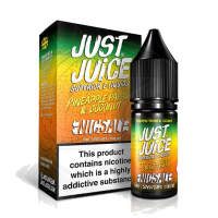 Just Juice Exotic - Pineapple Papaya & Coconut Nic Salt 10ml E-Liquid- 20 mg NikotinsalzJust Juice Pineapple, Papaya &amp; Coconut ist eine aufregende und exotische Mischung, die den tropischen Geschmack von frischer Ananas, Papayas und erfrischender Kokosnuss vereint.Just Juice ist ein 10ml Nik-Salz mit 11/20mg Nikotin. 50% VG / 50% PGNikotinsalz 20mg Made in Malaysia - 50 VG 20 mg Nicsalt14405Just Juice - Superier E-Liquids6,40 CHFsmoke-shop.ch6,40 CHF