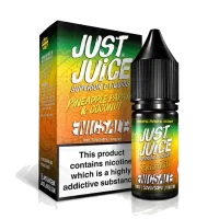 Just Juice Exotic - Pineapple Papaya & Coconut Nic Salt 10ml E-Liquid- 20 mg NikotinsalzJust Juice Pineapple, Papaya &amp; Coconut ist eine aufregende und exotische Mischung, die den tropischen Geschmack von frischer Ananas, Papayas und erfrischender Kokosnuss vereint.Just Juice ist ein 10ml Nik-Salz mit 11/20mg Nikotin. 50% VG / 50% PGNikotinsalz 20mg Made in Malaysia - 50 VG 20 mg Nicsalt14405Just Juice - Superier E-Liquids6,40 CHFsmoke-shop.ch6,40 CHF