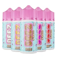 DEEZ Donuts vers. Auswahl - Dougnuts - Shortfill 0mg 100mlDEEZ D'Nuts vers. Auswahl - Dougnuts - Shortfill 0mg 100mlKrapfen sind doch ein Dessert, oder? Wenn Sahne und Beeren eine Option sind, warum nicht auch Vanillepudding? Wir lieben diese Ergänzung des Sortiments - Snack und Dessert treffen in dieser geschmacklichen Verbindung aufeinander.100 ml - Shortfill 70 VG 30 PGGeschmacksauswahl: 14409DEEZ D'NUTS - Premium UK Liquids19,90 CHFsmoke-shop.ch19,90 CHF