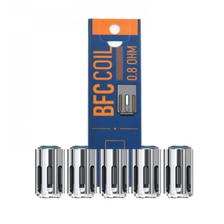 5x BFC - Coils - 0.8 - Verdampferköpfe für Ego AIO V2 Cubis Exceed-Reihe - Joyetech
