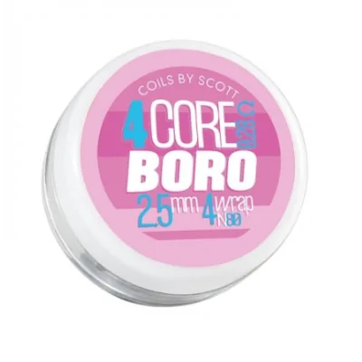 Handmade Coils By Scott - 4-Core Boro Alien 0.28 Ohm Ni80 (2 Stück) Vorgewickelte Coils -Lieferumfang: 2x Handmade Coils By Scott - 4-Core Boro Alien 0.28 Ohm Ni80 Vorgewickelte Coils -4*30G mit 36G ClaptonSingle Coil 0.28Ω (ca.).4 Umdrehungen.2.5mm Innendurchmesser.Full Ni80.Perfekte Coils für die Verwendung mit Boro-Panzern als Single Coil sowie RTAs als RDL.Wird als Paar verkauft.14429Coils by Scott12,90&nbsp;CHFsmoke-shop.ch12,90&nbsp;CHF