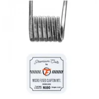 Micro Fused Clapton MTL Ni80 0.88 ohm (10 Stück) Vorgewickelte Coils - FumytechMicro Fused Clapton MTL Ni80 0.88 ohm (10 Stück) Vorgewickelte Coils - FumytechPremium Coils Full Ni80.2x30G/42G.7 Umdrehungen auf einer 2.5mm Ø Achse.Wert von 0.88Ω in Single.Perfekt für Ihre MTL Single Coil Atomizer.14426Fumytech7,90 CHFsmoke-shop.ch7,90 CHF