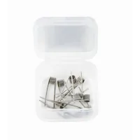 Fused Clapton RDL Ni80 0.50 ohm (10 Stück) Vorgewickelte Coils - FumytechFused Clapton RDL Ni80 0.50 ohm (10 Stück) Vorgewickelte Coils - FumytechPremium Coils Full Ni80.2x28G/38G.5 Umdrehungen auf einer 3mm Ø Achse.Wert von 0.50Ω in Single.Perfekt für Ihre RDL Single Coil Atomizer.14425Fumytech7,90&nbsp;CHFsmoke-shop.ch7,90&nbsp;CHF