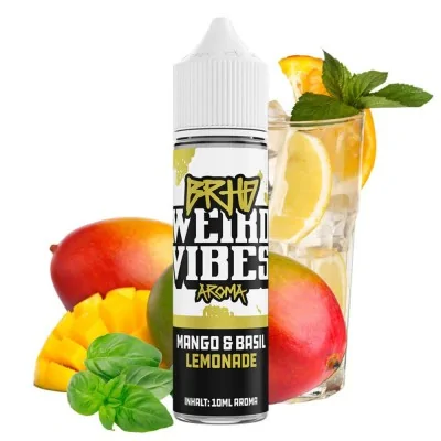 Barehead - Weird Vibes - Mango & Basil - 10ml Aroma (Longfill) BRHDBarehead - Weird Vibes - Mango & Basil - 10ml Aroma (Longfill) BRHDGeschmackDas Longfill-Aroma Weird Vibes Mango & Basil des deutschen Herstellers Barehead ist eine Mischung aus hausgemachter Limonade mit reifen Mangos und einem Hauch Basilikum. Verrückt aber lecker! Liquidtyp:Longfill AromaTPD 2021:TPD 2021 konformHerkunft:DeutschlandFlasche:60ml Chubby FlascheInhaltsstoffe:Glycerin, Propylenglykol (E1520), AromenReifezeit:2 - 4 Tage13204Bare Head Liquids12,90 CHFsmoke-shop.ch12,90 CHF Barehead - Weird Vibes - Mango & Basil - 10ml Aroma (Longfill) BRHDBarehead - Weird Vibes - Mango & Basil - 10ml Aroma (Longfill) BRHDGeschmackDas Longfill-Aroma Weird Vibes Mango & Basil des deutschen Herstellers Barehead ist eine Mischung aus hausgemachter Limonade mit reifen Mangos und einem Hauch Basilikum. Verrückt aber lecker! Liquidtyp:Longfill AromaTPD 2021:TPD 2021 konformHerkunft:DeutschlandFlasche:60ml Chubby FlascheInhaltsstoffe:Glycerin, Propylenglykol (E1520), AromenReifezeit:2 - 4 Tage13204Bare Head Liquids12,90 CHFsmoke-shop.ch12,90 CHF