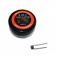 20x Prebuild Fused Clapton Coils KAx2GAx32GAA1 mit 0.45 ohm - FumytechLieferumfang:  10x Prebuild Fused Clapton Coils von FumytechKanthal 2 x 28G / 0.32mm + 32G / 0.2mm0.45 ohm 2240Fumytech8,90 CHFsmoke-shop.ch8,90 CHF