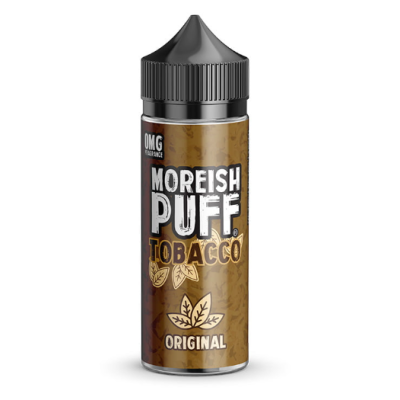 Moreish Puff Tobacco Original 0mg 100ml Shortfill E-liquidBeschreibung des Produkts Moreish Puff Tobacco Original 0mg 100ml Shortfill E-liquid Tobacco Original von Moreish Puff E-Liquid fängt den wahren ursprünglichen Geschmack des Tabaks ein, mit tiefen nussigen und aromatischen TabakaromenTobacco Original von Moreish Puff ist eine 100ml Shortfill mit 0mg Nikotin. Es besteht die Möglichkeit, bei Bedarf einen zusätzlichen Nikotinschuss hinzuzufügen.70% VG / 30% PG14451Moreish Puff UK Liquids22,90 CHFsmoke-shop.ch22,90 CHF