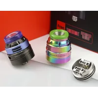 Hellvape Dead Rabbit Pro RDA Verdampfer - 24mmDer&nbsp;Hellvape Dead Rabbit Pro RDA Verdampfer&nbsp;mit einem Durchmesser von 24 mm ist ein Dual-Coil-RDA. Es verfügt über 3 Luftstrommodi, die Ihnen verschiedene Lufteinlässe und einen milden Geschmack bieten. Mit dem pfostenlosen Baudeck bietet es großzügigen Platz für die einfache Installation der Spule für Starter und Meister. Die zusätzliche 810er Drop Tip und der seitliche AFC-Ring sind im Paket enthalten.Technische Daten:Größe: φ24mm*31,3mmLuftstrom: Bodenluftstrom, Seitenluftstrom, Bodenluftstrom + SeitenluftstromDrip Tip: 810Im Lieferumfang:1* Dead Rabbit Pro RDA Verdampfer2* 0.37Ω Ni80 Clapton Coil1* Zubehörtasche1* Extra bunte 810 Drip Tip1* Extra bunter seitlicher AFC-Ring1* BF Pin2* Schnürsenkel aus Baumwolle1* Spulenschneidewerkzeug1* Benutzerhandbuch14484Vandy Vape Full Steam Ahead28,00&nbsp;CHFsmoke-shop.ch28,00&nbsp;CHF