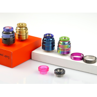 Hellvape Dead Rabbit Pro RDA Verdampfer - 24mmDer Hellvape Dead Rabbit Pro RDA Verdampfer mit einem Durchmesser von 24 mm ist ein Dual-Coil-RDA. Es verfügt über 3 Luftstrommodi, die Ihnen verschiedene Lufteinlässe und einen milden Geschmack bieten. Mit dem pfostenlosen Baudeck bietet es großzügigen Platz für die einfache Installation der Spule für Starter und Meister. Die zusätzliche 810er Drop Tip und der seitliche AFC-Ring sind im Paket enthalten.Technische Daten:Größe: φ24mm*31,3mmLuftstrom: Bodenluftstrom, Seitenluftstrom, Bodenluftstrom + SeitenluftstromDrip Tip: 810Im Lieferumfang:1* Dead Rabbit Pro RDA Verdampfer2* 0.37Ω Ni80 Clapton Coil1* Zubehörtasche1* Extra bunte 810 Drip Tip1* Extra bunter seitlicher AFC-Ring1* BF Pin2* Schnürsenkel aus Baumwolle1* Spulenschneidewerkzeug1* Benutzerhandbuch14484Vandy Vape Full Steam Ahead28,00 CHFsmoke-shop.ch28,00 CHF