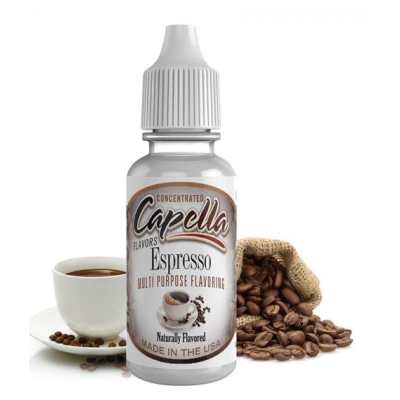 Espresso - Capella Aroma 13ml (DIY)Lieferumfang: 1x Capella Aroma 13mlGeschmack: Kaffee Espresso  14507Capella Flavours5,80 CHFsmoke-shop.ch5,80 CHF