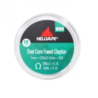 NI80 Dual Core Fused Claptons Coils pre-built (10 Stück) - Hellvape 0.36 ohmNI80 MTL Dual Core Fused Claptons Coils pre-built (10 Stück) - Hellvape 0.36 ohmEin einzigartiges Dampferlebnis mit einer hohen Geschmacksentwicklung.Hergestellt aus Nickel 80.Innen 26G*2.Durchmesser 3mm.Außenseite 36G.Single 0.36ΩDual 0.18Ω.Lange Lebensdauer.Packung mit 10 Coils.14544Hellvape9,90 CHFsmoke-shop.ch9,90 CHF