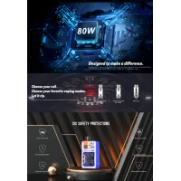 Manto AIO Plus II - Rincoe - USB C - (18650 Batterie)Unwiderstehliches futuristisches Design für dieses "All-in-one"-Set von Rincoe, das Manto AIO Plus II.Funktioniert mit einem 18650-Akku (nicht enthalten) und wird über USB-C aufgeladen.Leistung von 1 bis maximal 80 Watt einstellbar.Neuer, leistungsfähigerer und effizienter Chipsatz: Manto 2.0 Chip.Kartusche mit einer Kapazität von 3ml, die über die Vorderseite befüllt wird.Mesh-Widerstände mit 0,3 oder 0,15 Ohm.Übersichtliches digitales Display mit allen notwendigen Informationen.14558rincore29,90&nbsp;CHFsmoke-shop.ch29,90&nbsp;CHF