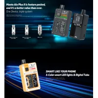 Manto AIO Plus II - Rincoe - USB C - (18650 Batterie)Unwiderstehliches futuristisches Design für dieses "All-in-one"-Set von Rincoe, das Manto AIO Plus II.Funktioniert mit einem 18650-Akku (nicht enthalten) und wird über USB-C aufgeladen.Leistung von 1 bis maximal 80 Watt einstellbar.Neuer, leistungsfähigerer und effizienter Chipsatz: Manto 2.0 Chip.Kartusche mit einer Kapazität von 3ml, die über die Vorderseite befüllt wird.Mesh-Widerstände mit 0,3 oder 0,15 Ohm.Übersichtliches digitales Display mit allen notwendigen Informationen.14558rincore26,00 CHFsmoke-shop.ch26,00 CHF Manto AIO Plus II - Rincoe - USB C - (18650 Batterie)Unwiderstehliches futuristisches Design für dieses "All-in-one"-Set von Rincoe, das Manto AIO Plus II.Funktioniert mit einem 18650-Akku (nicht enthalten) und wird über USB-C aufgeladen.Leistung von 1 bis maximal 80 Watt einstellbar.Neuer, leistungsfähigerer und effizienter Chipsatz: Manto 2.0 Chip.Kartusche mit einer Kapazität von 3ml, die über die Vorderseite befüllt wird.Mesh-Widerstände mit 0,3 oder 0,15 Ohm.Übersichtliches digitales Display mit allen notwendigen Informationen.14558rincore26,00 CHFsmoke-shop.ch26,00 CHF