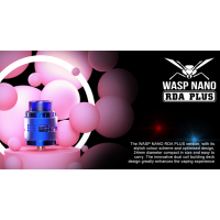 Wasp Nano RDA Plus - Oumier (Selbstwickelverdampfer)Diese neue Plus-Version des beliebten Wasp Nano wird alle Liebhaber von dichtem und schmackhaftem Dampf zufriedenstellen.Die Dual Coil-Platte lässt viel Platz für massive Builds.360° Airflow bietet eine vollständige Anpassung an die eigenen Vorlieben, perfekt für DL-Züge.Kompatibel mit BF-Mods.24mm Durchmesser für eine hohe Kompatibilität mit den meisten Mods.14563OUMIER - Selbstwickler22,00 CHFsmoke-shop.ch22,00 CHF