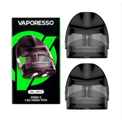 2x Ersatzpods Renova MESH - Zero-Pods von Vaporesso (für Vaporesso Zero/Zero S)Die Vaporesso Zero S Ersatz-Pods sind die originalen Pod-Patronen, die für das Zero S Pod-System entwickelt wurden und auch mit den Zero und Zero 2 Pods kompatibel sind. Mit einem auslaufsicheren Top-Füllsystem, das bis zu 2,0 ml Ihres bevorzugten E-Safts oder Nikotinsalzes aufnehmen kann, kommt der Zero S Pod mit einer integrierten 1,2 Ohm Mesh-Spule, die einen hervorragenden Geschmack liefert.VAPORESSO ZERO S ERSATZKAPSELN MERKMALE:Entwickelt für das Zero S Pod SystemKompatibel mit Zero / Zero 2 PodsPod Kapazität: 2.0mlBefüllungssystem: TopSpulenwiderstand: 1.2ohm, 1.0ohmPod-Anschluss: MagnetischPAKET ENTHÄLT:2 x Vaporesso Zero S Ersatz-PodKompatibel mit ZERO und ZERO 2 Podystem14573Vaporesso12,90 CHFsmoke-shop.ch12,90 CHF 2x Ersatzpods Renova MESH - Zero-Pods von Vaporesso (für Vaporesso Zero/Zero S)Die Vaporesso Zero S Ersatz-Pods sind die originalen Pod-Patronen, die für das Zero S Pod-System entwickelt wurden und auch mit den Zero und Zero 2 Pods kompatibel sind. Mit einem auslaufsicheren Top-Füllsystem, das bis zu 2,0 ml Ihres bevorzugten E-Safts oder Nikotinsalzes aufnehmen kann, kommt der Zero S Pod mit einer integrierten 1,2 Ohm Mesh-Spule, die einen hervorragenden Geschmack liefert.VAPORESSO ZERO S ERSATZKAPSELN MERKMALE:Entwickelt für das Zero S Pod SystemKompatibel mit Zero / Zero 2 PodsPod Kapazität: 2.0mlBefüllungssystem: TopSpulenwiderstand: 1.2ohm, 1.0ohmPod-Anschluss: MagnetischPAKET ENTHÄLT:2 x Vaporesso Zero S Ersatz-PodKompatibel mit ZERO und ZERO 2 Podystem14573Vaporesso12,90 CHFsmoke-shop.ch12,90 CHF