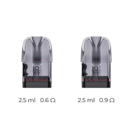 4x Caliburn G3 Pods - CRC / Sidefill - Ersatzkartuschen von Uwell (4 Pods) G3 Pro4x Caliburn G3 Pods - Ersatzkartuschen von UwellPod Kapazität: 2.5mL ( Seite Fill System )- Spulen-Widerstände: 0.6ohm / 0.9ohm- Spulen-Installation: Integrierte Spule ( Magnetisch )- Kommt in einer Packung von vier (4)Die Uwell Caliburn G3 Ersatzpods bieten Platz für bis zu 2,5 ml Liquid und werden bequem per Sidefilling befüllt. Die integrierten Coils mit Mesh-Wicklung sind mit einem Widerstand von 0,6 Ohm (RDL) oder 0,9 Ohm (MTL) erhältlich.Durch einfaches Zusammenstecken wird der Pod magnetisch mit dem Akku verbunden.Topfill14593Uwell 14,90 CHFsmoke-shop.ch14,90 CHF