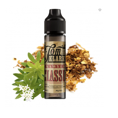 10 ml Tom Klark`s - Sawyer Classic - Longfill (DIY)10 ml Tom Klark`s - Classic - Longfill (DIY)Geschmack: Tom Klark's Premium E-Liquid - Tom Klark's KlassikWaldmeister, leichte herbe Fruchtnoten, leichte Frische Inhaltstoffe: Propylenglycol (PG) E1520 (Ph. Eur.), natürliche/naturidentische Aromastoffe, NikotinFüllmenge: 10ml Aroma (Longfill-) Flasche bis zum Rand mit E-Zigaretten Basis auffüllenFlasche: 60ml PET Flasche mit Kindersicherungsverschluß Mischungsverhältnis: 70 VG / 30 PG Aroma nie pur dampfen14599tom Klarks Liquid12,90 CHFsmoke-shop.ch12,90 CHF