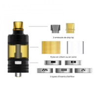 Precisio GT DLC Edition - BD Vape (Selbstwickelverdampfer 22mm)Precisio, ein legendärer Name in der Welt der wiederaufbaubaren Selbstwickkler. Diese GT-Version erweitert den Mythos, indem sie eine RTA mit außergewöhnlichen Aromen Rendering.22mm Durchmesser.Postless Single-Coil-Deck ermöglicht eine einfache Builds.3,7 ml Fassungsvermögen und einfache Befüllung von oben.Präzise Anpassung des Luftstroms mit 5 verschiedenen Einsätzen, von RDL bis DL.Vollständiger Titan-Schraubensatz.Reduzierte Kammer, für Aromen Konzentration zu verstärken."Gravity-Feed"-System für eine optimale Sättigung der Baumwolle.14606BD Vape68,00 CHFsmoke-shop.ch68,00 CHF