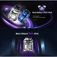 Dead Rabbit Solo RTA - Hellvape - 24 mm 5ml (Selbstwickelverdampfer)Lieferumfang: Dead Rabbit Solo RTA - Hellvape - 24 mm  5ml (Selbstwickelverdampfer)Der neue Dead Rabbit Solo RTA!Single-Coil-Platte, die gewagte Montagen ermöglicht.Sehr präzise von oben einstellbare Airflow. 24mm Durchmesser für eine Kapazität von 2 bis 5ml.Ausgezeichnete Geschmackswiedergabe dank einer Kammer, die die Aromen maximal kondensiert.Kann in sehr luftigen DL oder in restriktiven RDL verwendet werden.Lieferumfang 1 x Dead Rabbit Solo RTA1 x Pyrex Bubble 1 x Tasche für Zubehör1 x BedienungsanleitungEigenschaften 24mm DurchmesserSingle Coil TrayTop Airflow einstellbarZiehen RDL bis DL 14681Hellvape36,00 CHFsmoke-shop.ch36,00 CHF