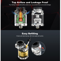 Dead Rabbit Solo RTA - Hellvape - 24 mm 5ml (Selbstwickelverdampfer)Lieferumfang: Dead Rabbit Solo RTA - Hellvape - 24 mm  5ml (Selbstwickelverdampfer)Der neue Dead Rabbit Solo RTA!Single-Coil-Platte, die gewagte Montagen ermöglicht.Sehr präzise von oben einstellbare Airflow. 24mm Durchmesser für eine Kapazität von 2 bis 5ml.Ausgezeichnete Geschmackswiedergabe dank einer Kammer, die die Aromen maximal kondensiert.Kann in sehr luftigen DL oder in restriktiven RDL verwendet werden.Lieferumfang 1 x Dead Rabbit Solo RTA1 x Pyrex Bubble 1 x Tasche für Zubehör1 x BedienungsanleitungEigenschaften 24mm DurchmesserSingle Coil TrayTop Airflow einstellbarZiehen RDL bis DL 14681Hellvape36,00 CHFsmoke-shop.ch36,00 CHF