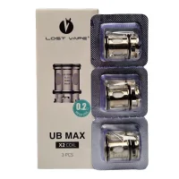 Lost Vape Ultra Boost Max (UB Max) Verdampferköpfe - vers. Ohm - 3 Köpfe (Centaurus)Lost Vape UB Max Verdampferköpfe - vers. OhmTechnische Details:Variante 1: X1 CoilWiderstand: 0.15 OhmLeistungsbereich: 80 bis 120 WattZugverhalten: DLVariante 2: X2 CoilWiderstand: 0.2 OhmLeistungsbereich: 60 bis 80 WattZugverhalten: DLVariante 3: X3 CoilWiderstand: 0.3 OhmLeistungsbereich: 40 bis 60 WattZugverhalten: DL13643Lost Vape9,80 CHFsmoke-shop.ch9,80 CHF Lost Vape Ultra Boost Max (UB Max) Verdampferköpfe - vers. Ohm - 3 Köpfe (Centaurus)Lost Vape UB Max Verdampferköpfe - vers. OhmTechnische Details:Variante 1: X1 CoilWiderstand: 0.15 OhmLeistungsbereich: 80 bis 120 WattZugverhalten: DLVariante 2: X2 CoilWiderstand: 0.2 OhmLeistungsbereich: 60 bis 80 WattZugverhalten: DLVariante 3: X3 CoilWiderstand: 0.3 OhmLeistungsbereich: 40 bis 60 WattZugverhalten: DL13643Lost Vape9,80 CHFsmoke-shop.ch9,80 CHF