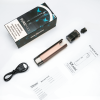 Kit PureMax Pod SX Mini -1050 mAh - 25 Watt (NEUE Farben)SX Mini bringt mit dem PureMax Kit seinen neuesten Pod auf den Markt.Mit seiner eingebauten 1050mAh Batterie kann er bis zu 25W Leistung aufbringen. Er wird zusammen mit den SX Mini PureMax-Patronen verkauft, die bis zu 4mL Liquid enthalten können.Packungsinhalt :1x Pod PureMax SX Mini.1x 4mL PX20 Patrone (0.8Ohm) 1x USB-C-Kabel1x Garantiekarte1x Benutzerhandbuch14711SX mini (YIHI Chip)18,90 CHFsmoke-shop.ch18,90 CHF