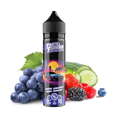 Summer Sprint Taste & Furious Vape Maker 50ml - ShortfillLieferumfang: Summer Sprint Taste &amp; Furious Vape Maker 50ml - ShortfillGeschmack: beerig, frisch, Traube stimmt übereinPG/VG: 40/60Vape Maker ist wieder voll da mit seiner neuen Produktreihe Taste &amp; Furious!Tauchen Sie ein in die nächtlichen Rennen von Miami mit dieser neuen Mischung aus Concorde-Traube und Beeren, die mit einer guten Dosis Frische angereichert ist. Halten Sie sich fest, es wird schneller!Inhalt: 50 mlNikotingehalt: 0 mgMischverhältnis: 40% PG / 60% VGInhaltstoffe: Propylenglykol, pflanzliches Glyzerin, Aromen14728Fresh & Furios Vape Maker18,40 CHFsmoke-shop.ch18,40 CHF