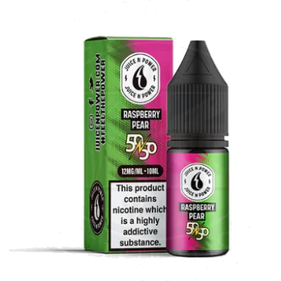 Juice N' Power 50:50 Raspberry Pear - 6mg NikotinLieferumfangJuice N' Power 50:50 Raspberry Pear - vers. NikotinstärkenHimbeer-Birne - ein Geschmack von reifen englischen Sommerfrüchten. Pralle Himbeeren und süße Birnen liefern ein frisches Aroma, das jeden Obstliebhaber umhaut.&nbsp;10ml Flasche erhältlich in: 3mg, 6mg, 12mg,&nbsp;50% VG / 50% PG50VG/50PG&nbsp;&nbsp;14737Juice N Power5,50&nbsp;CHFsmoke-shop.ch5,50&nbsp;CHF