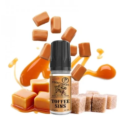 Toffee Sins - 10ml - by MoonShiners - vers. NikotinstärkenToffee Sins - 10ml - by MoonShiners - vers. NikotinstärkenEine ultimative Süßigkeit, die aus drei Schichten Karamell besteht!Auf ihrer Flucht lernten die Schmuggler von Moonshiners Liquids ein neues Mitglied kennen: den Toffee Sins.Ultra Premium JuiceGeschmack: TabakHersteller MoonShinersReihe Bootleg SeriesLand FrankreichGeschmacksrichtung Karamel, ToffeePG/VG-Verhältnis 50/50Verpackung 10ml PE Flasche mit kindersicherem VerschlussFassungsvermögen 10mlNikotingehalt: gemäss Auswahl14750Moonshiners - Premium Liquids5,50 CHFsmoke-shop.ch5,50 CHF