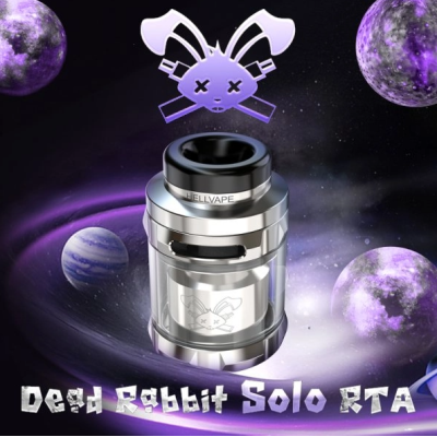 Dead Rabbit Solo RTA - Hellvape - 24 mm 5ml (Selbstwickelverdampfer)Lieferumfang: Dead Rabbit Solo RTA - Hellvape - 24 mm  5ml (Selbstwickelverdampfer)Der neue Dead Rabbit Solo RTA!Single-Coil-Platte, die gewagte Montagen ermöglicht.Sehr präzise von oben einstellbare Airflow. 24mm Durchmesser für eine Kapazität von 2 bis 5ml.Ausgezeichnete Geschmackswiedergabe dank einer Kammer, die die Aromen maximal kondensiert.Kann in sehr luftigen DL oder in restriktiven RDL verwendet werden.Lieferumfang 1 x Dead Rabbit Solo RTA1 x Pyrex Bubble 1 x Tasche für Zubehör1 x BedienungsanleitungEigenschaften 24mm DurchmesserSingle Coil TrayTop Airflow einstellbarZiehen RDL bis DL 14681Hellvape36,00 CHFsmoke-shop.ch36,00 CHF