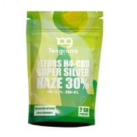 Fleur de CBD Super Silver Haze Greenhouse H4-CBD 30% (2gr) - TengramsFleur de CBD Super Silver Haze Greenhouse H4-CBD (2gr) - TengramsEntdecken Sie unsere Blume Super Silver Haze H4-CBD, ein außergewöhnliches Produkt, das Sie mit seinen einzigartigen Eigenschaften begeistern wird.Diese Sorte hebt sich von anderen ab. Ihr prächtiges Aussehen macht sie auch zu einer ästhetisch ansprechenden Wahl.Mit ihrem ausgewogenen Cannabinoidprofil können Sie die therapeutischen Vorteile von CBD ohne die ausgeprägten psychoaktiven Wirkungen von THC genießen.Zwei Konzentrationsoptionen: 20% und 30%.20% enthält 15% H4-CBD und 5% CBN.30% enthält 25% H4-CBD und 5% CBN.Beutel mit 2 Gramm.14371Tengrams - CBD10,40 CHFsmoke-shop.ch10,40 CHF