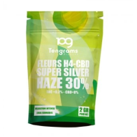 Fleur de CBD Super Silver Haze Greenhouse H4-CBD 30% (2gr) - TengramsFleur de CBD Super Silver Haze Greenhouse H4-CBD (2gr) - TengramsEntdecken Sie unsere Blume Super Silver Haze H4-CBD, ein außergewöhnliches Produkt, das Sie mit seinen einzigartigen Eigenschaften begeistern wird.Diese Sorte hebt sich von anderen ab. Ihr prächtiges Aussehen macht sie auch zu einer ästhetisch ansprechenden Wahl.Mit ihrem ausgewogenen Cannabinoidprofil können Sie die therapeutischen Vorteile von CBD ohne die ausgeprägten psychoaktiven Wirkungen von THC genießen.Zwei Konzentrationsoptionen: 20% und 30%.20% enthält 15% H4-CBD und 5% CBN.30% enthält 25% H4-CBD und 5% CBN.Beutel mit 2 Gramm.14371Tengrams - CBD17,90 CHFsmoke-shop.ch17,90 CHF