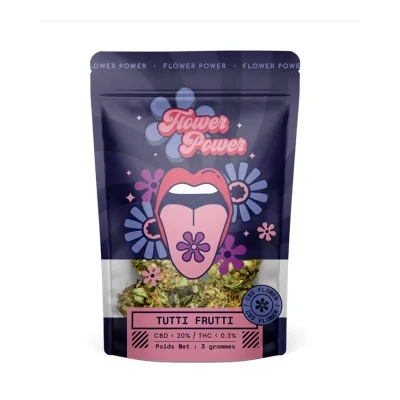 Tutti Frutti Fleur De CBD (3g) - Flower PowerTutti Frutti CBD Blume hat große Buds mit sehr kompakten Blüten, die einen intensiven Fruchtgeruch verströmen.Die perfekte Sorte für Liebhaber verlockender und fruchtiger Aromen. Wenn Sie ein Fan von frischen und tropischen Erfahrungen sind, werden Sie nicht enttäuscht sein!Premium-Qualität 100% Sativia Greenhouse.Entdecken Sie die Vorteile von CBD: Anti-Stress-Mittel, reduziert Angstzustände und verbessert die Schlafqualität.CBD: 14.99% - THC 0.14%.Beutel mit 3 Gramm.14362Flower Power - CBD16,90 CHFsmoke-shop.ch16,90 CHF Tutti Frutti Fleur De CBD (3g) - Flower PowerTutti Frutti CBD Blume hat große Buds mit sehr kompakten Blüten, die einen intensiven Fruchtgeruch verströmen.Die perfekte Sorte für Liebhaber verlockender und fruchtiger Aromen. Wenn Sie ein Fan von frischen und tropischen Erfahrungen sind, werden Sie nicht enttäuscht sein!Premium-Qualität 100% Sativia Greenhouse.Entdecken Sie die Vorteile von CBD: Anti-Stress-Mittel, reduziert Angstzustände und verbessert die Schlafqualität.CBD: 14.99% - THC 0.14%.Beutel mit 3 Gramm.14362Flower Power - CBD16,90 CHFsmoke-shop.ch16,90 CHF