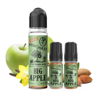 MoonShiners Big Apple 40-50ml Shortfill Liquid (ink. 10/20 ml Shots)MoonShiners Big Apple 40-50ml Shortfill LiquidUltra Premium JuiceGeschmack: Dieses E-Liquid direkt aus den Minen des amerikanischen Westens aus der französischen Flüssigkeit ist ein Gourmet-Flüssigtabak- Apfel Vanille Karamel und Nussgeschmack . Ein Genuss für einen Vape, der Sie in die Eroberung des Westens eintauchen lässt Geschmack: Creme, Dessert, Nussig, SüssHersteller: MoonShinersNikotinstärke0 mg/mlGeschmack: Apfel, Vanille, NussigVerwendete Aromen : Apfel Vanille CremeFlaschengrösse60 mlMischverhältnis 50% VG - 50% PGInhaltsstoffeGlycerin E422, Künstliche Aromen, Naturidentische Aromen, Propylenglykol E1520 3mg = 50ml + 10ml Nikotinshot6mg = 40ml + 2x10ml Nikotinshot13733Moonshiners - Premium Liquids18,90 CHFsmoke-shop.ch18,90 CHF