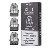 Oxva Xlim Cartridge 3 Stück - vers. Ohm - Ersatz Pods (V2-V4 Topfill)Ersatzkartuschen für&nbsp;Oxva SlymOXVA Xlim Cartridge von PCTG gemacht, ist für OXVA Xlim Pod System Kit 950mah für X-treme Geschmack und starke Kehle hit konzipiert. OXVA Xlim hat 2ml Anti-Leck-Pod mit Top-Füllung Design. Es gibt zwei verschiedene Geschmackspatronen: 0.8Ω &amp; 1.2Ω für Optionen. 3pcs/Packung.Parameter:Kapazität: 2mlWiderstand: 0.8Ω KA1 Mesh Spule (12-16W) oder1.2Ω KA1 Mesh-Spule (12-16W)Menge: 3pcs/PackungEigenschaften:X-treme Flavour und starker Throat HitSeite Airflow Control DesignUpgraded Anti-Leck DesignZwei verschiedene Geschmacksrichtungen von Patronen (0.8Ω &amp; 1.2Ω)Bakteriostatische MundstückPakete:1* Xlim-Patronen 3pcs11426OXVA12,90&nbsp;CHFsmoke-shop.ch12,90&nbsp;CHF