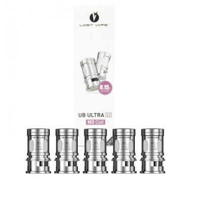 Coil Ultra Boost V3 (5 Stück) - Lost Vape vers. OhmWiderstände für Centaurus Q80 Pack, Ursa quest, Ursa Pod, ub Pod, Q Ultra.Verschiedene Werte:M1 0.3Ω : 30-40 WattM2 0.6Ω : 20-28 WattM3 0.15Ω : 40-70 WattM4 0.2Ω: 40-60 WattMTL 1.0Ω: 8-15 Watt.Packung mit 5Stk.14843Lost Vape17,00 CHFsmoke-shop.ch17,00 CHF