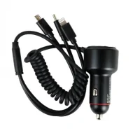 3 in 1 - Multi Charging Kabel - Auto Adapter - USB Adapter3 in 1 - Multi Charging Kabel - Auto Adapter - USB AdapterAutoladegerät mit drei verschiedenen Kabeln zum gleichzeitigen Aufladen mehrerer Geräte.Das Aufladen geht schnell.Gleichzeitiges Aufladen von Lightning-, Micro-USB- und Type-C-Geräten möglich.Geeignet für alle Autos mit Zigarettenanzünder.14900Smoke-Shop.ch6,30 CHFsmoke-shop.ch6,30 CHF