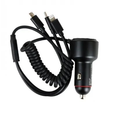 3 in 1 - Multi Charging Kabel - Auto Adapter - USB Adapter3 in 1 - Multi Charging Kabel - Auto Adapter - USB AdapterAutoladegerät mit drei verschiedenen Kabeln zum gleichzeitigen Aufladen mehrerer Geräte.Das Aufladen geht schnell.Gleichzeitiges Aufladen von Lightning-, Micro-USB- und Type-C-Geräten möglich.Geeignet für alle Autos mit Zigarettenanzünder.14900Smoke-Shop.ch8,90&nbsp;CHFsmoke-shop.ch8,90&nbsp;CHF