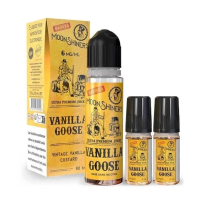 Vanilla Goose 50ml + 1 Booster 10ml - MoonShiners Shortfill LiquidVanilla Goose 50ml + 1 Booster 10ml - MoonShiners Shortfill LiquidUltra Premium JuiceGeschmack: Vanilla Goose ist die Zusammenstellung eines Vanillegeschmacks mit einer cremigen Creme. Ein garantierter Gourmetgenuss.Marke Moon ShinnersLand FrankreichGeschmack GourmandePG/VG-Verhältnis 50/50Verpackung PE-Flasche 60ml mit kindersicherem Verschluss.Inhalt 50ml3mg = 50ml + 10ml Nikotinshot6mg = 40ml + 2x10ml Nikotinshot14904Moonshiners - Premium Liquids18,90 CHFsmoke-shop.ch18,90 CHF