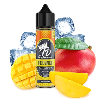 Flaschendunst - Cool Mango - Liquid Longfill - 20 ml (DIY)LIEFERUMFANG20ml&nbsp;Flaschendunst AromaGeschmack: Cool Mango aus der MTL-Linie von Flaschendunst ist ein Liquid aus reifen Mangos auf Eis gelegt. Herrlich erfrischend und tropisch im Geschmack. Der Sommer kann kommen! .Inhaltstoffe:&nbsp;Propylenglycol (PG) E1520 (Ph. Eur.), VG, natürliche/naturidentische Aromastoffe, Ethanol&nbsp;Mischungsverhältnis:&nbsp;70/30Flasche:&nbsp;20ml in 100ml Chubby Gorilla FlascheAnwendung:&nbsp; bis zum Rand mit gewünschter Base auffüllen&nbsp;Reifezeit: 7-8 Tage14333Flaschendunst10,90&nbsp;CHFsmoke-shop.ch10,90&nbsp;CHF