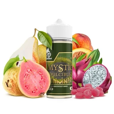 100 ml Mystic Dulcibus von Flaschendunst - ShortfillLieferumfang: 50ml Mystic Dulcibus von FlaschendunstGeschmack : Ein leicht gekühlter Bonbon aus exotischer Guave, heimischer Birne, saftigem Pfirsich und mysteriöser Drachenfrucht. Ein exotischer Mix, der Sie ins Paradies entführen wird.geliefert in 60 ml Chubby Flasche70 VG - 30 PGAuswahl. Shortfill Variante (überdosiertes Liquid zum beimischen von Nikotinshots) - oder Fertigliquid Variante9523Flaschendunst Liquids und Aromen24,90&nbsp;CHFsmoke-shop.ch24,90&nbsp;CHF