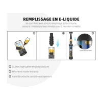 E-Chicha Portable Hookah Air 6ml 3200mAh USB-C - Neue Farben von FumytechFumytech bietet uns hier einen Pod mit einer kolossalen Reichweite, der die Welt des Dampfens und der Shisha miteinander verbindet.Sublime Lichteffekte dank LEDs.Leistung von 25-80 Watt.Eingebauter 3200mAh-Akku, der sich schnell (1,5A) über USB-C aufladen lässt.6ml Kartusche mit ausgezeichneter Kapazität, die von der Seite befüllt werden kann.In die Patrone eingebauter Mesh-Widerstand mit unterschiedlichen Werten:Patrone mit 0,6 Ohm: 30W (nicht enthalten).Patrone mit 0.4Ohm: 45W.Patrone mit 0,3 Ohm: 60 W (nicht enthalten).Knopf zum einfachen Ein- und Ausschalten des Hookah Air.Einstellbare Airflow perfekt für einen DL-Zug.Automatische Aktivierung durch Inhalation.Die Shisha den ganzen Tag über griffbereit.14935Fumytech34,90 CHFsmoke-shop.ch34,90 CHF E-Chicha Portable Hookah Air 6ml 3200mAh USB-C - Neue Farben von FumytechFumytech bietet uns hier einen Pod mit einer kolossalen Reichweite, der die Welt des Dampfens und der Shisha miteinander verbindet.Sublime Lichteffekte dank LEDs.Leistung von 25-80 Watt.Eingebauter 3200mAh-Akku, der sich schnell (1,5A) über USB-C aufladen lässt.6ml Kartusche mit ausgezeichneter Kapazität, die von der Seite befüllt werden kann.In die Patrone eingebauter Mesh-Widerstand mit unterschiedlichen Werten:Patrone mit 0,6 Ohm: 30W (nicht enthalten).Patrone mit 0.4Ohm: 45W.Patrone mit 0,3 Ohm: 60 W (nicht enthalten).Knopf zum einfachen Ein- und Ausschalten des Hookah Air.Einstellbare Airflow perfekt für einen DL-Zug.Automatische Aktivierung durch Inhalation.Die Shisha den ganzen Tag über griffbereit.14935Fumytech34,90 CHFsmoke-shop.ch34,90 CHF