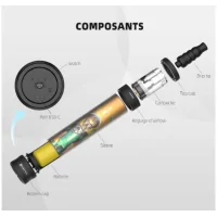 E-Chicha Portable Hookah Air 6ml 3200mAh USB-C - Neue Farben von FumytechFumytech bietet uns hier einen Pod mit einer kolossalen Reichweite, der die Welt des Dampfens und der Shisha miteinander verbindet.Sublime Lichteffekte dank LEDs.Leistung von 25-80 Watt.Eingebauter 3200mAh-Akku, der sich schnell (1,5A) über USB-C aufladen lässt.6ml Kartusche mit ausgezeichneter Kapazität, die von der Seite befüllt werden kann.In die Patrone eingebauter Mesh-Widerstand mit unterschiedlichen Werten:Patrone mit 0,6 Ohm: 30W (nicht enthalten).Patrone mit 0.4Ohm: 45W.Patrone mit 0,3 Ohm: 60 W (nicht enthalten).Knopf zum einfachen Ein- und Ausschalten des Hookah Air.Einstellbare Airflow perfekt für einen DL-Zug.Automatische Aktivierung durch Inhalation.Die Shisha den ganzen Tag über griffbereit.14935Fumytech34,90 CHFsmoke-shop.ch34,90 CHF E-Chicha Portable Hookah Air 6ml 3200mAh USB-C - Neue Farben von FumytechFumytech bietet uns hier einen Pod mit einer kolossalen Reichweite, der die Welt des Dampfens und der Shisha miteinander verbindet.Sublime Lichteffekte dank LEDs.Leistung von 25-80 Watt.Eingebauter 3200mAh-Akku, der sich schnell (1,5A) über USB-C aufladen lässt.6ml Kartusche mit ausgezeichneter Kapazität, die von der Seite befüllt werden kann.In die Patrone eingebauter Mesh-Widerstand mit unterschiedlichen Werten:Patrone mit 0,6 Ohm: 30W (nicht enthalten).Patrone mit 0.4Ohm: 45W.Patrone mit 0,3 Ohm: 60 W (nicht enthalten).Knopf zum einfachen Ein- und Ausschalten des Hookah Air.Einstellbare Airflow perfekt für einen DL-Zug.Automatische Aktivierung durch Inhalation.Die Shisha den ganzen Tag über griffbereit.14935Fumytech34,90 CHFsmoke-shop.ch34,90 CHF