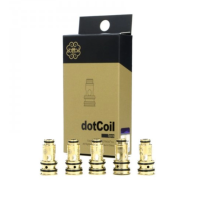 DOTMOD V2.0 REPLACEMENT DOTCOIL - 5 Coils von Dotmod vers. OhmDOTMOD DOTAIO V2.0 REPLACEMENT COILS - 5 Coils von Dotmod vers. OhmLIeferumfang: 5x Verdampferköpfe für DotAio V2  von Dotmod Passend auf DotAio V2Die DotMod DotAIO V2 Ersatzspulen wurden für den Einsatz des DotAIO V2 Vape Kits entwickelt. Es gibt zwei Versionen dieser Spule zur Verfügung, eine für Mund zu Lungen vaping und die andere für direkte Lungen vaping. So können Sie die DotAIO v2 an Ihren Stil anpassen.Die DotAIO v2 0,3 Ohm Mesh Coil und 0,7 Ohm Coil produzieren größere Mengen an Dampf und können bei höheren Wattzahlen verwendet werden, so dass sie besser geeignet sind, um direkt in der Lunge zu dampfen. Um beste Ergebnisse zu erzielen, sollten diese Spulen mit einem E-Liquid mit hohem VG-Anteil (60% VG oder höher) verwendet werden.Inhalt:1x 5er Pack DotAio V2 Coils vers. ohm 11760Dotmod14,90 CHFsmoke-shop.ch14,90 CHF