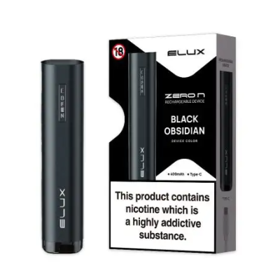 Elux Zero N Rechargeable Battery Device - USB C - 400 mAhElux Zero N Rechargeable Battery Device - USB CVerbessern Sie Ihr Dampferlebnis mit dem Elux Zero N, einem eleganten und minimalistischen Pod-System mit über 20 köstlichen Pod-Aromen und einer Vielzahl von Farben. Wechseln Sie mühelos die Push- und Pull-Pods für ein schnelles und bequemes Erlebnis aus. Mit einem 400mAh-Akku, der 600 Züge liefert, sorgt die ZERO N für einen gleichbleibend sanften und geschmackvollen Zug bis zum letzten Zug.14976Wotofo 9,50 CHFsmoke-shop.ch9,50 CHF