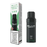 Elux Zero N (Nachfüll-Kartuschen) 2 Stück- 20mg NikotinsalzElux Zero N Ersatzpods – 2er PackDie Elux Zero N Ersatzpods wurden speziell für das Elux Zero N Pod Kit entwickelt und bieten eine einfache, saubere und geschmacksintensive Möglichkeit, Ihr Gerät weiterzuverwenden. Jeder Pod ist bereits mit 2 ml E-Liquid vorgefüllt und enthält 20 mg/ml Nikotinsalz, das für ein angenehmes Zuggefühl und eine schnelle Nikotinaufnahme sorgt.Dank des praktischen Plug-and-Play-Systems lassen sich die Pods in wenigen Sekunden austauschen – ganz ohne Nachfüllen oder komplizierte Handhabung.EigenschaftenPassend für das Elux Zero N Pod KitVorgefüllt mit 2 ml E-Liquid20 mg/ml NikotinsalzIntensiver Geschmack und sanfter Throat HitAuslaufsicheres DesignEinfacher und schneller Pod-WechselIdeal für MTL-Dampfen (Mouth-to-Lung)Lieferumfang2 × Elux Zero Ersatzpods (vorgefüllt)Gewählte GeschmacksrichtungVerfügbare GeschmacksrichtungenApple Peach PearBlueberry BubblegumBlueberry Cherry CranberryBlueberry PomegranateBlueberry RaspberryBlueberry Sour RaspberryCotton CandyFresh MintGummy BearLady PinkMr. BluePeach MangoPink LemonadeRed Apple IceStrawberry Ice CreamTiger BloodWatermelon IceWhite Peach RazzUnicorn ShakeHinweis: Diese Pods sind ausschließlich mit dem Elux Zero Pod Kit kompatibel 14975ELUX5,90 CHFsmoke-shop.ch5,90 CHF Elux Zero N (Nachfüll-Kartuschen) 2 Stück- 20mg NikotinsalzElux Zero N Ersatzpods – 2er PackDie Elux Zero N Ersatzpods wurden speziell für das Elux Zero N Pod Kit entwickelt und bieten eine einfache, saubere und geschmacksintensive Möglichkeit, Ihr Gerät weiterzuverwenden. Jeder Pod ist bereits mit 2 ml E-Liquid vorgefüllt und enthält 20 mg/ml Nikotinsalz, das für ein angenehmes Zuggefühl und eine schnelle Nikotinaufnahme sorgt.Dank des praktischen Plug-and-Play-Systems lassen sich die Pods in wenigen Sekunden austauschen – ganz ohne Nachfüllen oder komplizierte Handhabung.EigenschaftenPassend für das Elux Zero N Pod KitVorgefüllt mit 2 ml E-Liquid20 mg/ml NikotinsalzIntensiver Geschmack und sanfter Throat HitAuslaufsicheres DesignEinfacher und schneller Pod-WechselIdeal für MTL-Dampfen (Mouth-to-Lung)Lieferumfang2 × Elux Zero Ersatzpods (vorgefüllt)Gewählte GeschmacksrichtungVerfügbare GeschmacksrichtungenApple Peach PearBlueberry BubblegumBlueberry Cherry CranberryBlueberry PomegranateBlueberry RaspberryBlueberry Sour RaspberryCotton CandyFresh MintGummy BearLady PinkMr. BluePeach MangoPink LemonadeRed Apple IceStrawberry Ice CreamTiger BloodWatermelon IceWhite Peach RazzUnicorn ShakeHinweis: Diese Pods sind ausschließlich mit dem Elux Zero Pod Kit kompatibel 14975ELUX5,90 CHFsmoke-shop.ch5,90 CHF